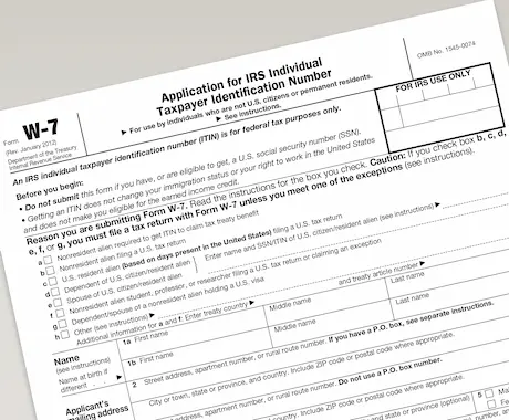 IRS Form W-7